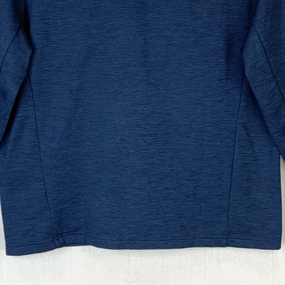 Orvis Men's Bonded Mesh Mid Weight Full Zip Navy Blue Fleece Jacket - Size Large - Picture 10 of 16